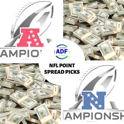 nfl conference championship point spreads.